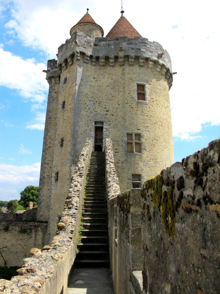 Donjon, Château de Blandy les Tours 02