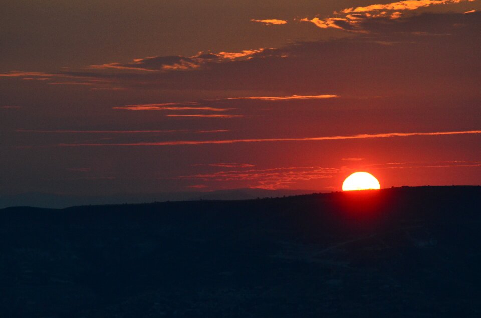 Cappadocia nature sunrise