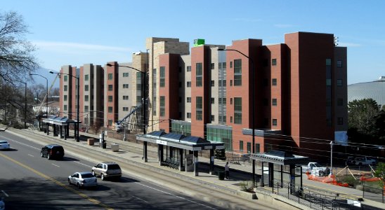 Donna Garff Marriott Honors Community - construction on 28 Mar 2012