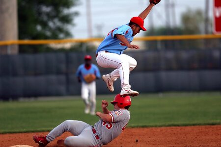 Second base stealing second stolen base photo