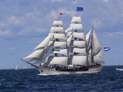 Three-masted barque dutch hull steel