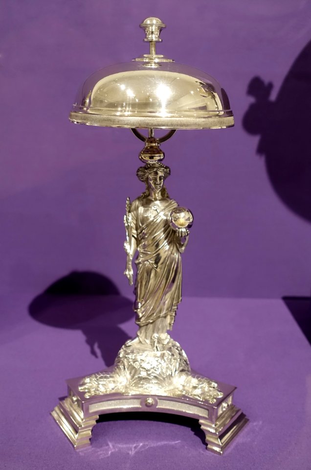 Dinner bell, William Bogert & Co., New York City, c. 1866-1875, silver - Dallas Museum of Art - DSC04869