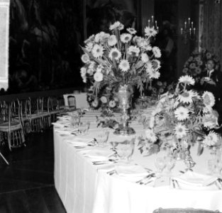 Dinertafel op Huis ten Bosch , de dinertafel, Bestanddeelnr 916-8588