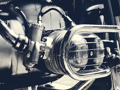 Nostalgia motorcycle two wheeled vehicle