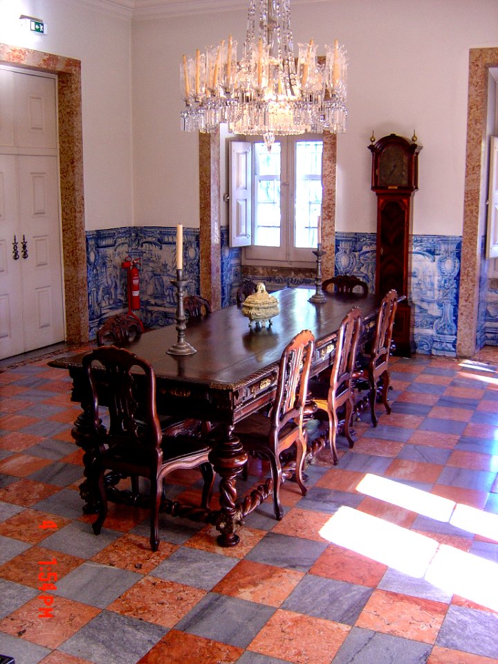 Dining room in the City Museum, 2006-01-04, Lisbon