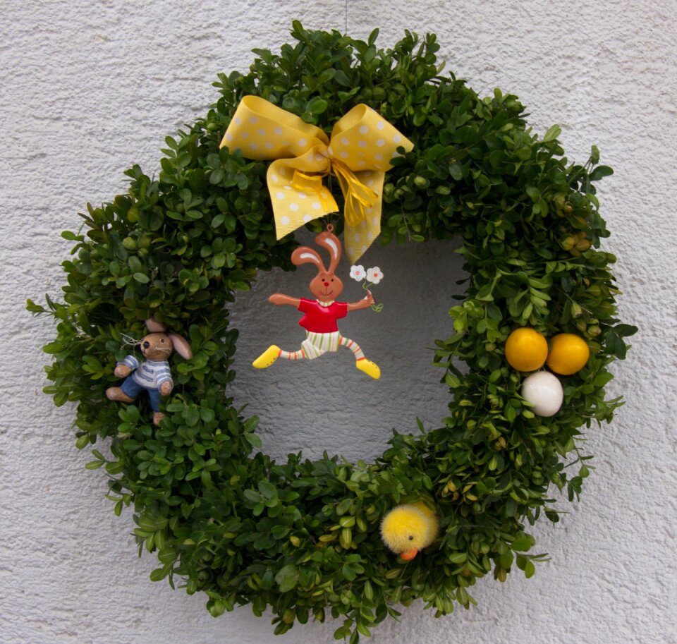 Easter easter wreath spring wreath