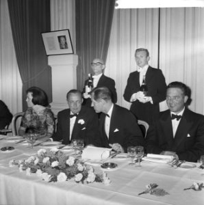 Diner Knickerbocker International in Amstelhotel tijdens diner, Bestanddeelnr 916-5834
