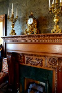 Dining room fireplace - Haas-Lilienthal House - San Francisco, CA - DSC04994