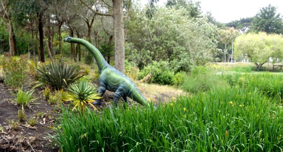 Dinosaur near Outback Trail - San Francisco Zoo - San Francisco, CA - DSC03612