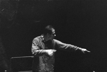 Donald Johanos gastdirigent Concertgebouworkest, tijdens de repetitie, Bestanddeelnr 914-8470