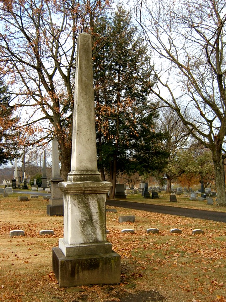 Dinsmore-Miller Obelisk, Chartiers Cemetery, 01