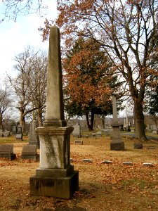 Dinsmore-Miller Obelisk, Chartiers Cemetery, 02