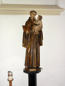 Dinther (Bernheze) Rijksmonument 520589 Servatiuskerk, beeld St.Antonius van Padua