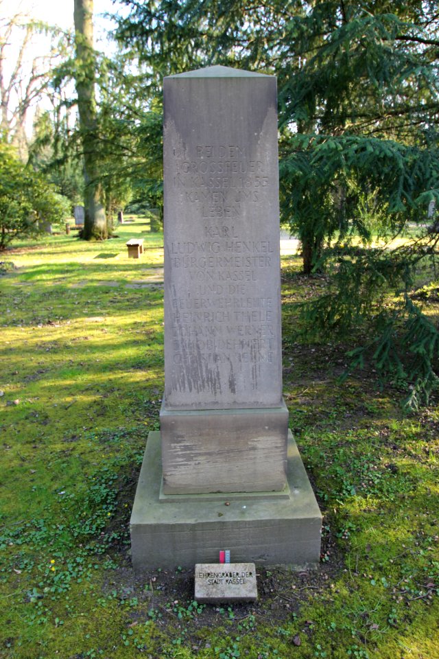 Ehrengrab Carl Ludwig Henkel (Hauptfriedhof Kassel)
