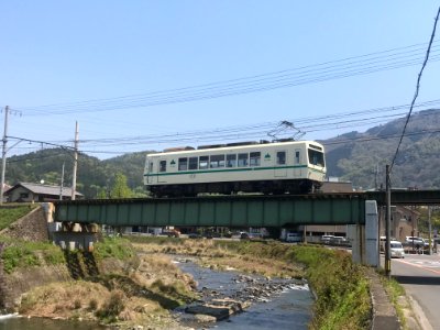 Eiden 711 passing over Takanogawa river 20200430