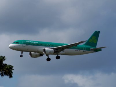 EI-CVC Airbus A320-214 - Aer Lingus, 12Aug2014, landing at Schiphol (AMS - EHAM), The Netherlands, pic2