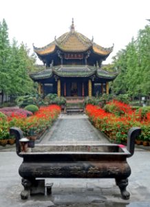 Eight Trigram Pavilion - Qingyang Gong - Chengdu, China - DSC04017