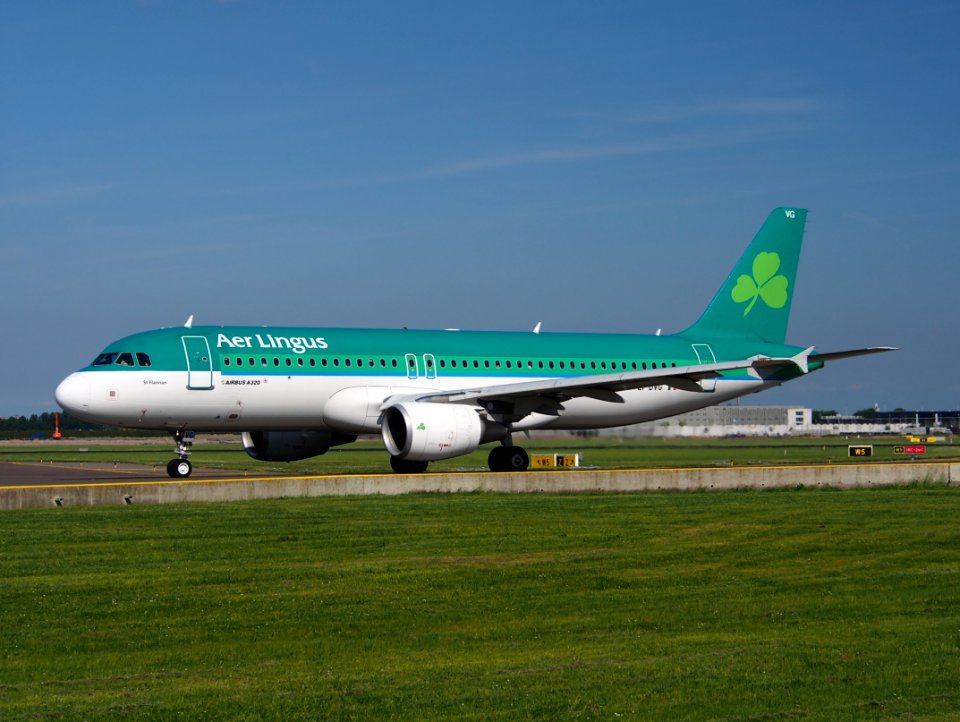 EI-DVG Aer Lingus Airbus A320-214 at Schiphol (AMS - EHAM), The Netherlands, 16may2014, pic-1