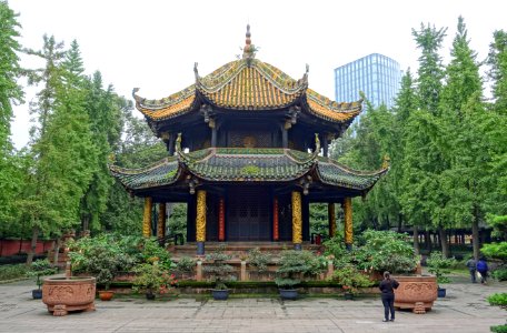 Eight Trigram Pavilion - Qingyang Gong - Chengdu, China - DSC04062