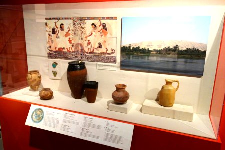 Egyptian display, Ceramics - Albany Institute of History and Art - DSC08182