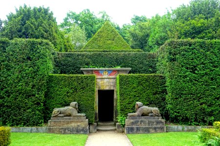 Egyptian portal - Biddulph Grange - Staffordshire, England - DSC09293