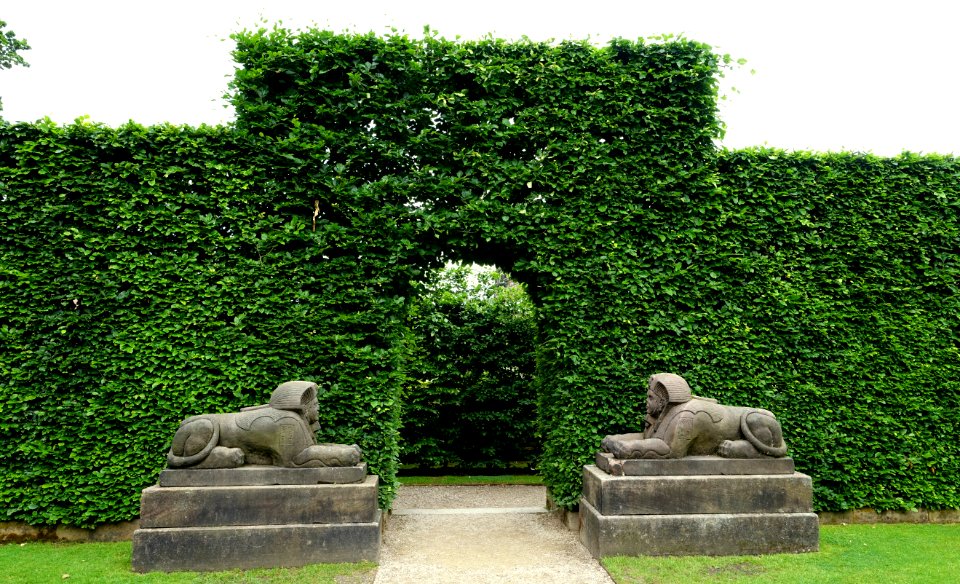 Egyptian portal - Biddulph Grange - Staffordshire, England - DSC09299