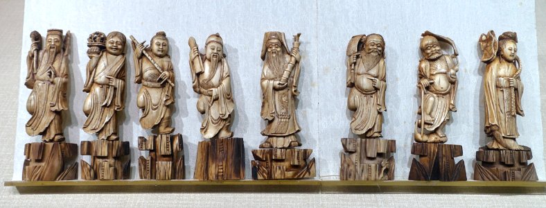 Eight Immortals, figurines - Sichuan University Museum - Chengdu, China - DSC06171