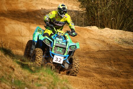 Atv race all-terrain vehicle photo