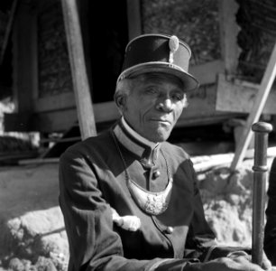 Egmund Jozef Treu, hoofdkapitein van Ganzee, 73 jaar, Bestanddeelnr 252-5852