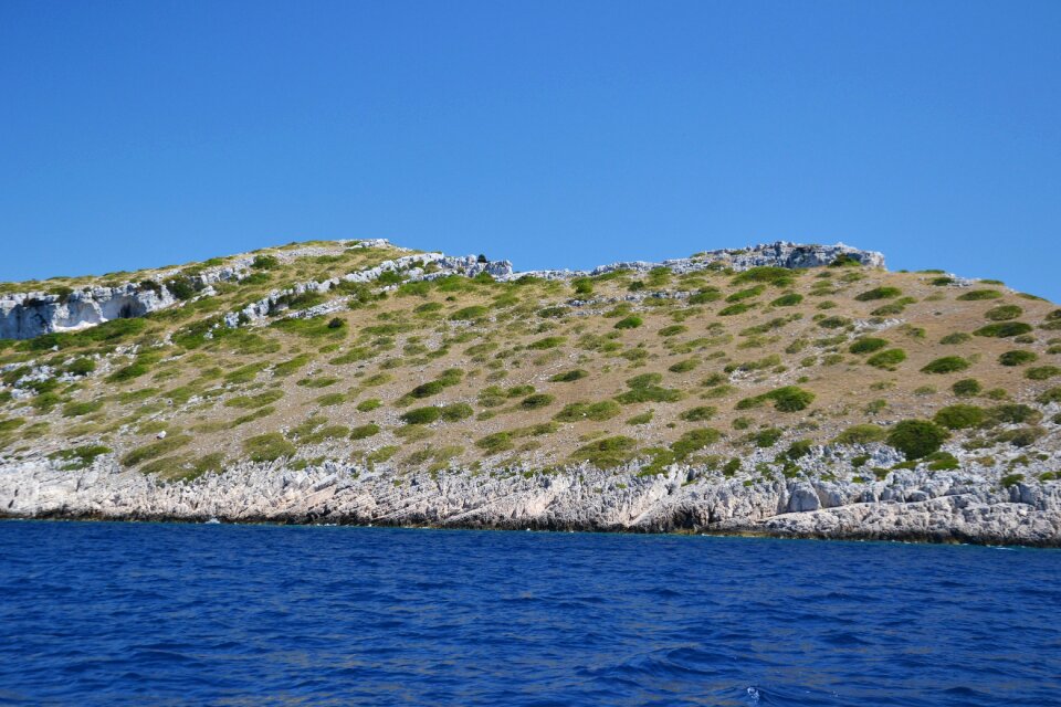 Island adriatic sea clouds
