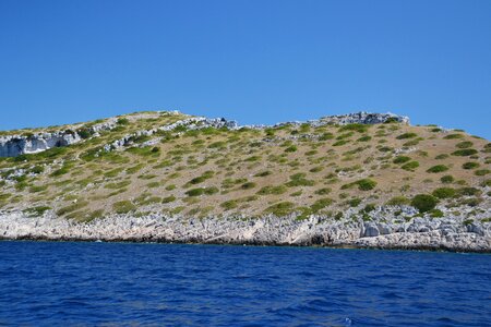 Island adriatic sea clouds