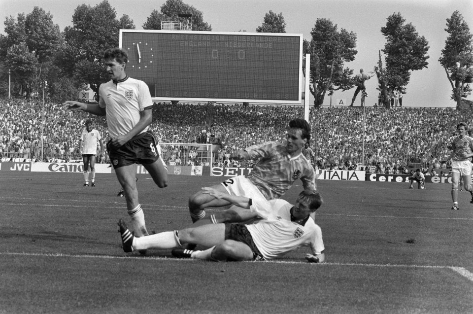 EK voetbal in West Duitsland Engeland tegen Nederland 1-3, Bestanddeelnr 934-2662
