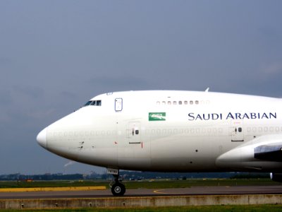 EK74799 Saudi Arabian Airlines Boeing 747-281B(SF) - cn 24399 taxiing 14july2013 pic-009
