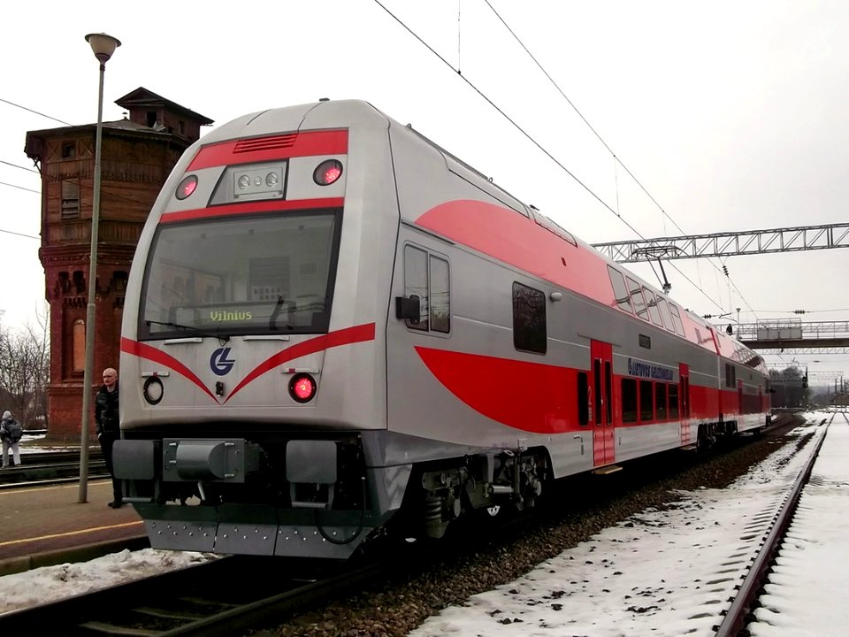 EJ575-006, Lithuania, Kaišiadorys, Kaišiadorys railway station (Trainpix 94256)