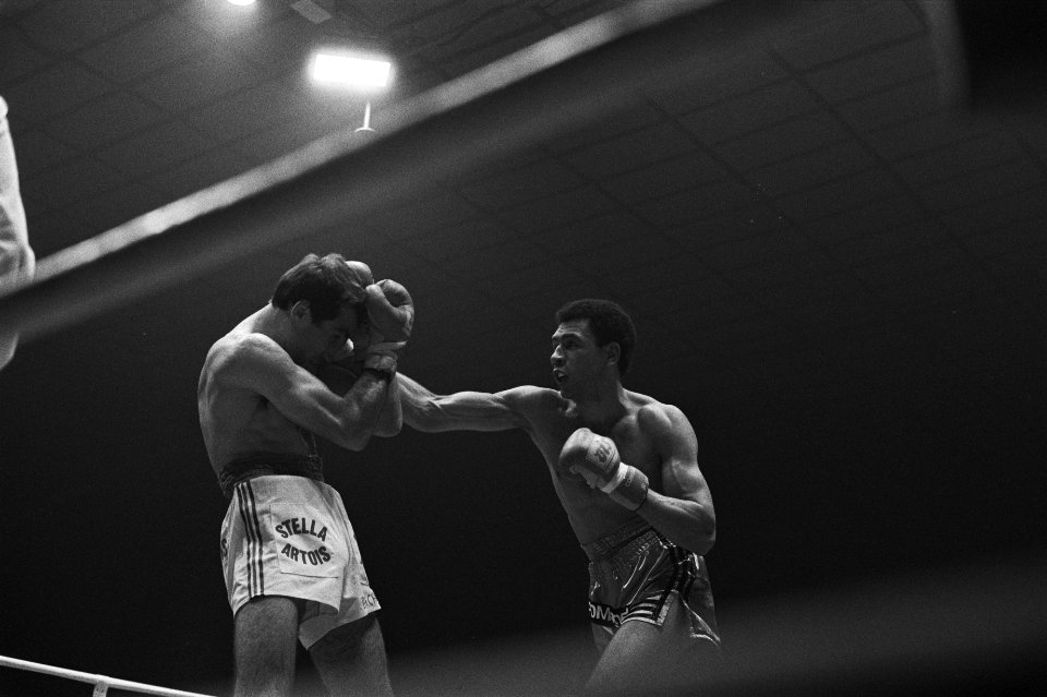 EK boksen Blanchard tegen Caramanolis in Amsterdam Alex Blanchard (r) tijdens , Bestanddeelnr 932-9832
