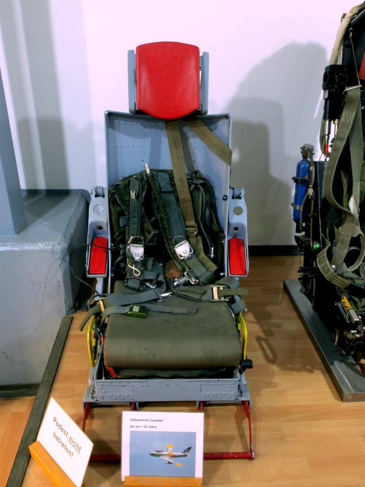 Ejection-seat of a Canadair F86 Sabre