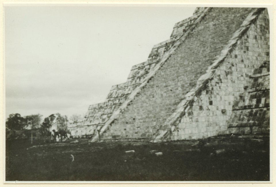 El Castillo , den centrala pyramiden - SMVK - 0307.f.0020