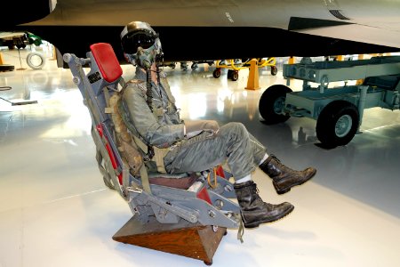 Ejection seat, Type C, Stanley Aviation Corporation - Evergreen Aviation & Space Museum - McMinnville, Oregon - DSC01047