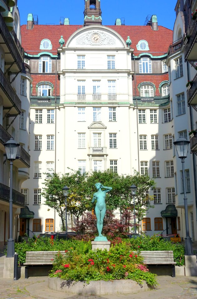 Eko by Gusten Lindberg (1852-1932), 1911 - Strandvägen, Stockholm, Sweden - DSC09685