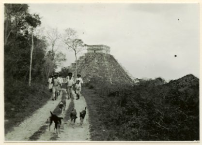 El Castillo , den centrala pyramiden - SMVK - 0307.f.0005
