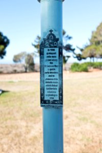 El Camino Real Bell Plaque