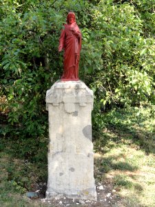 Eix (Meuse) statue Sacré Coeur