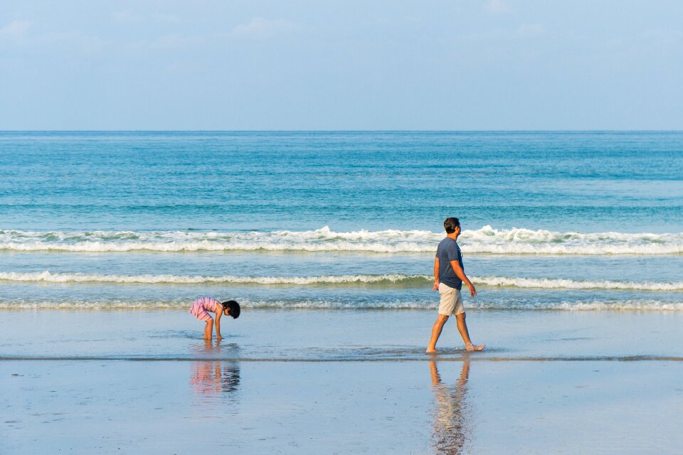 Walking parent people