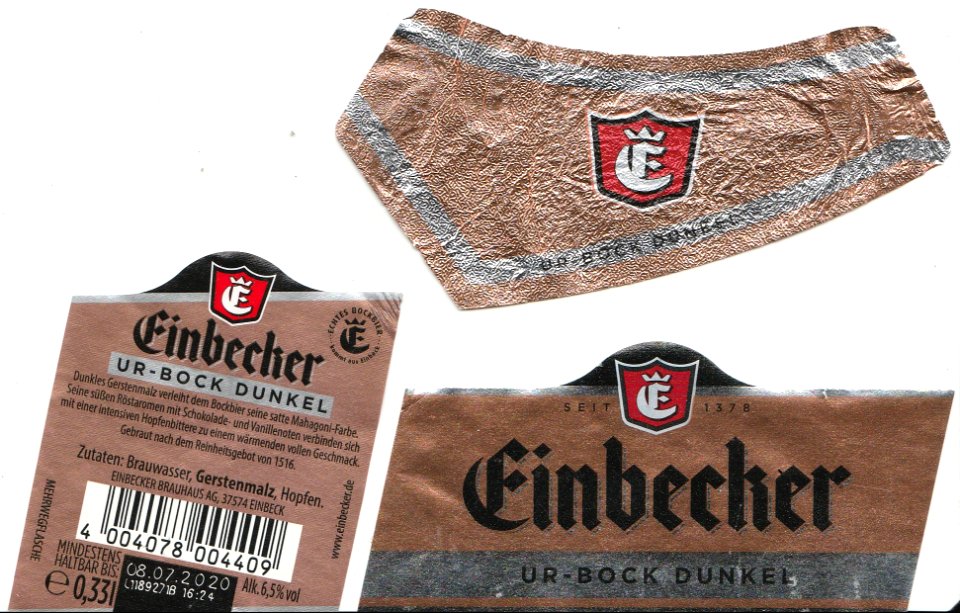 Einbecker Brauhaus - Einbecker Ur-Bock Dunkel