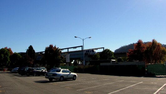 El Cerrito Plaza station from parking lot, October 2012
