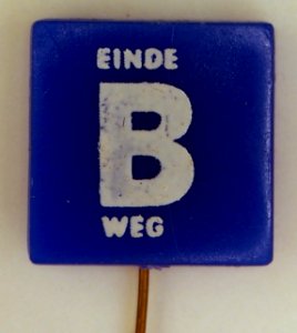 Einde B weg, reclame speldje
