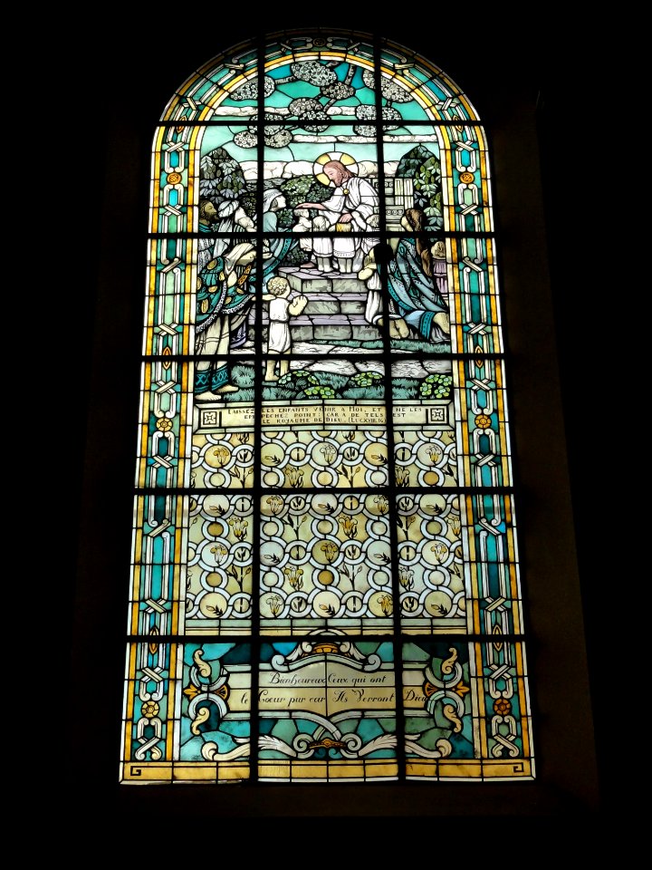 Einville-au-Jard (M-et-M) église Saint-Laurent vitrail 07