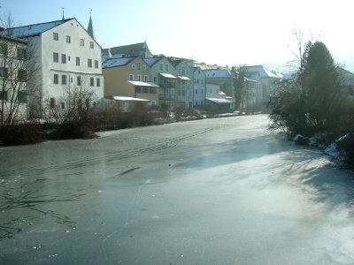 Eichstätt - Vereiste Altmühl 2017-01-29 -hinter der Pfahlstraße (1)