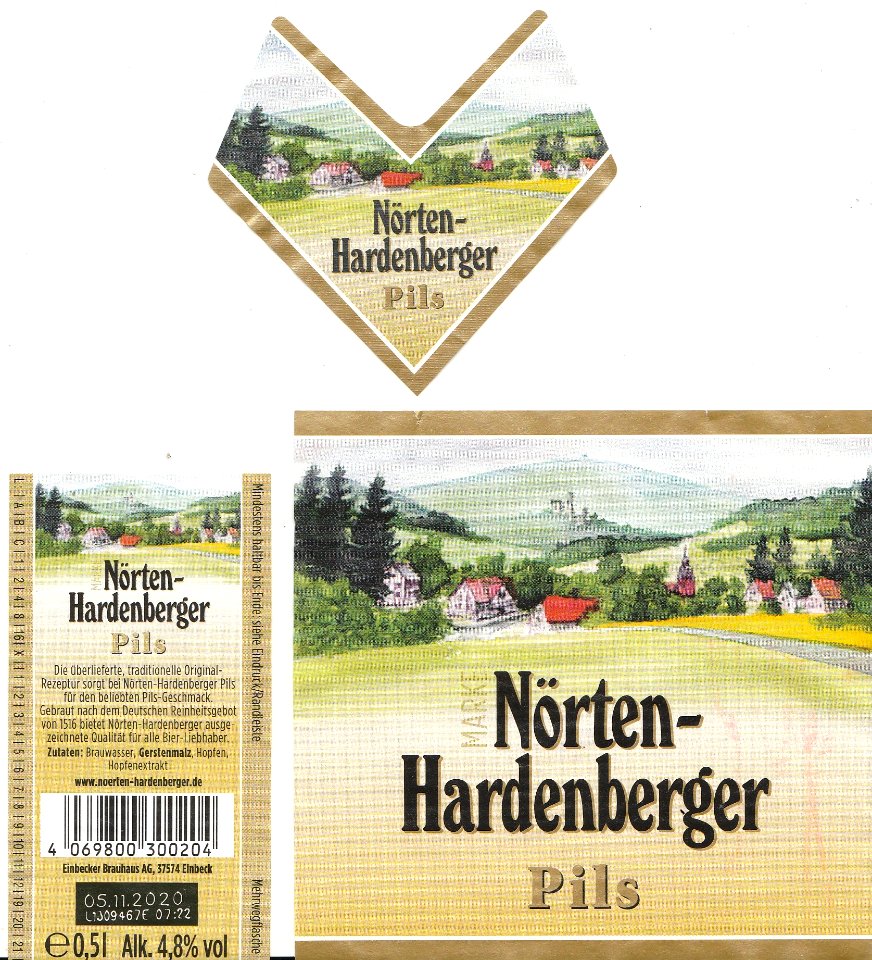 Einbecker Brauhaus AG - Nörten-Hardenberger Pils