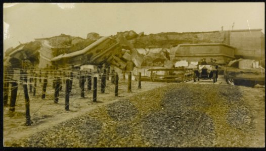Ein mit Stacheldraht umgebenes Fort in Belgien, Bestanddeelnr 158-1388